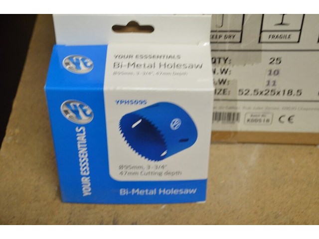 25x holesaw diam 95 mm - afbeelding 2 van  2