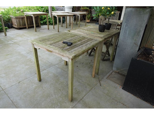 25x houten terrastafel beaufort - afbeelding 4 van  14
