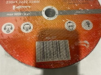 25x snijschijf 230x1,9x22,23mm voor staal en inox - afbeelding 3 van  3