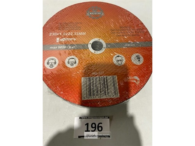 25x snijschijf 230x1,9x22,23mm voor staal en inox - afbeelding 3 van  3