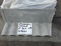 (25x) vezelcement hulpstukken voor golfplaten svk