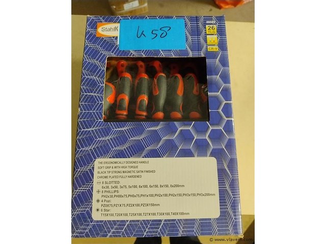 26 delige schroevendraaierset - afbeelding 1 van  3