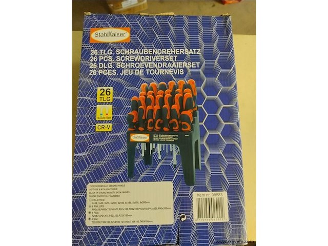 26 delige schroevendraaierset - afbeelding 2 van  3