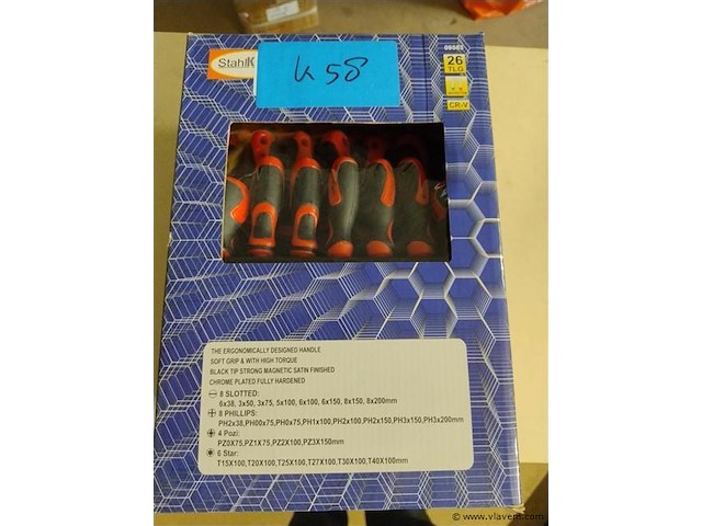 26 delige schroevendraaierset - afbeelding 1 van  3