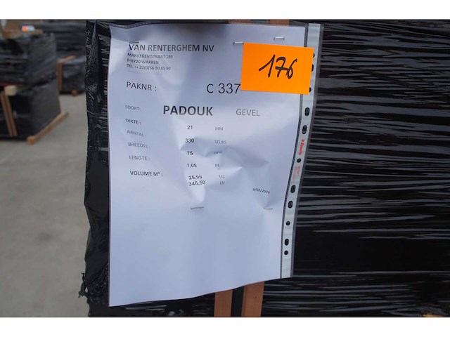 26 m² padouk gevelbekleding - afbeelding 4 van  5