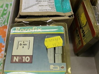 26 x doosjes nietjes en nagels voor pistool - afbeelding 2 van  2