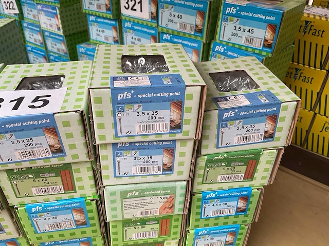 26 x dozen schroeven voor hardhout - afbeelding 6 van  7