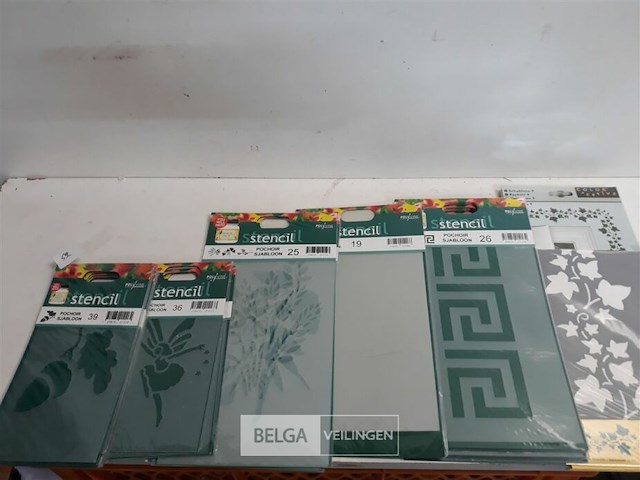 26 x sjablonen 6 assorti - afbeelding 1 van  3