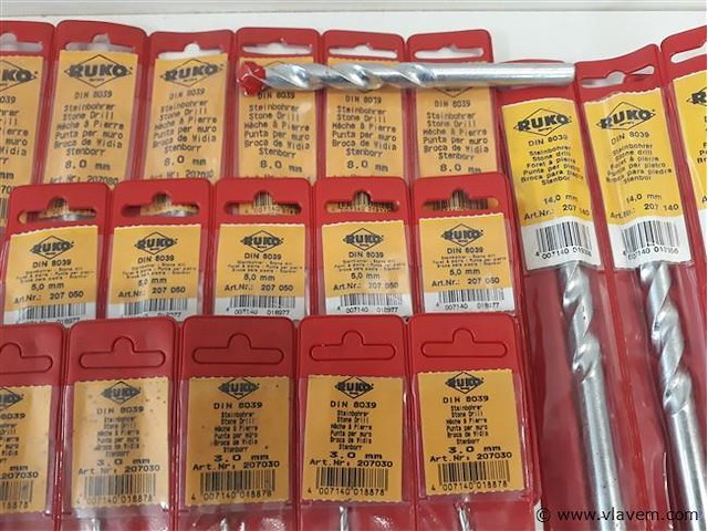 26 x steenboren ruko mix - afbeelding 2 van  2