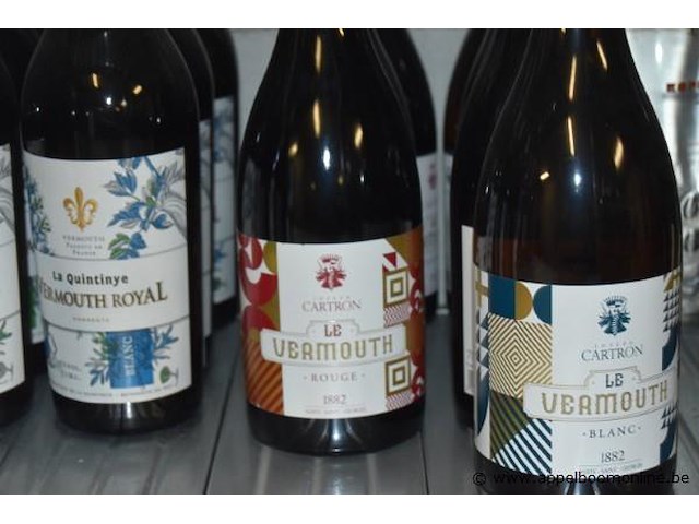 26x fles vermouth, diverse merken - afbeelding 2 van  3