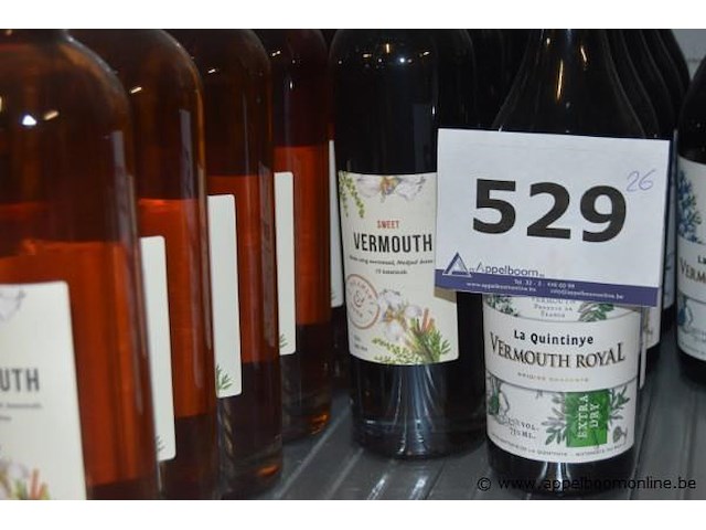26x fles vermouth, diverse merken - afbeelding 3 van  3