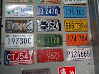 26x metalen amerikaanse nummerplaat - afbeelding 3 van  4