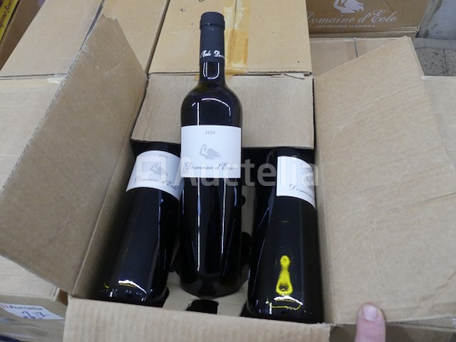 27 dozen van 6 flessen biologische rode wijn domaine d'eole - afbeelding 4 van  5