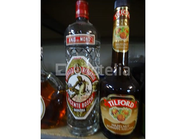 27 flessen (wijnen, sterke dranken: volle of geopende flessen - zie detail) - afbeelding 4 van  14