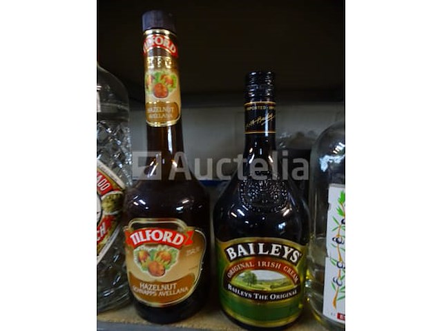 27 flessen (wijnen, sterke dranken: volle of geopende flessen - zie detail) - afbeelding 5 van  14