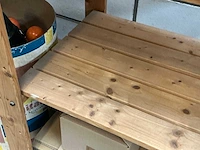 2,7 lm houten opbergrek - afbeelding 2 van  8