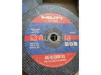 27 metalen afkapschijven 230 mm merk: hilti, metabo, unicut, tyrolit, parkside diameter van alle schijven: 230 mm staat: nieuw - afbeelding 4 van  8