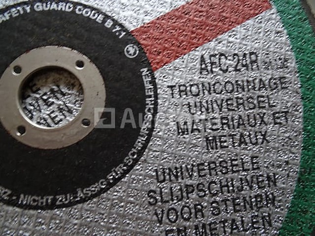27 metalen afkapschijven 230 mm merk: hilti, metabo, unicut, tyrolit, parkside diameter van alle schijven: 230 mm staat: nieuw - afbeelding 6 van  8