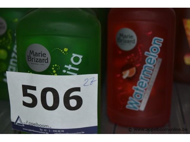 27x fles likeur, marie brizard, diverse smaken, 1l - afbeelding 3 van  3