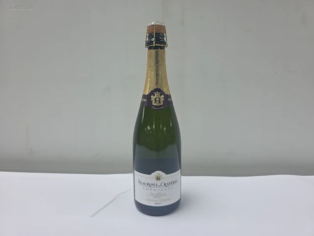 (27x) fles(sen) champagne beaumont de crayeres... - afbeelding 1 van  8