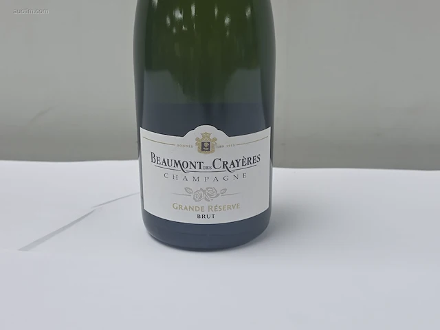 (27x) fles(sen) champagne beaumont de crayeres... - afbeelding 2 van  8