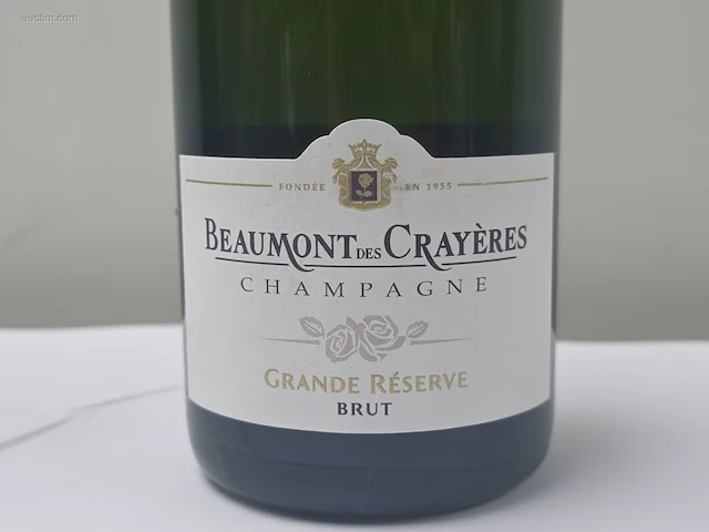 (27x) fles(sen) champagne beaumont de crayeres... - afbeelding 3 van  8
