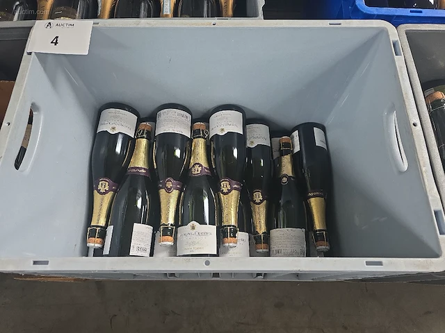 (27x) fles(sen) champagne beaumont de crayeres... - afbeelding 6 van  8
