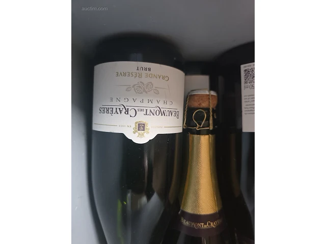 (27x) fles(sen) champagne beaumont de crayeres... - afbeelding 8 van  8