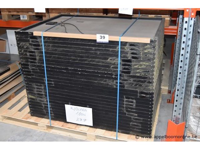 27x zonnepaneel, kydcera, 180w, werking niet gekend - afbeelding 1 van  2