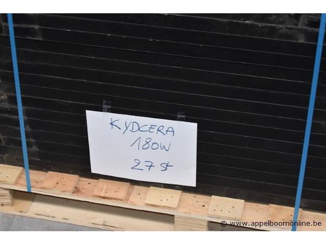 27x zonnepaneel, kydcera, 180w, werking niet gekend - afbeelding 2 van  2