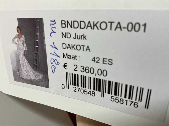 28 bruisjurken novia d’art (totaalprijs) - afbeelding 38 van  66