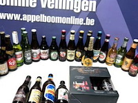 28 div flesjes bier wo leffe, lindemans - afbeelding 1 van  3
