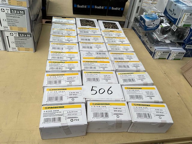 28 dozen houtschroeven - afbeelding 1 van  5