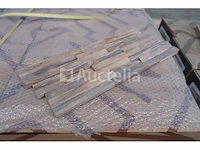28 pakketten van 1 m² 3d indo teak gun rookbekleding - afbeelding 3 van  6