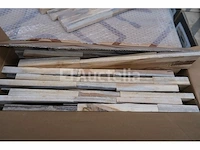 28 pakketten van 1 m² 3d indo teak gun rookbekleding - afbeelding 4 van  6