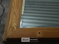 ±28 spiegels in houten kader - afbeelding 2 van  3