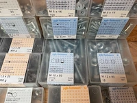 28 x dozen sluitringen; moeren; zeskanttapbouten; nagels platte kop - afbeelding 5 van  6