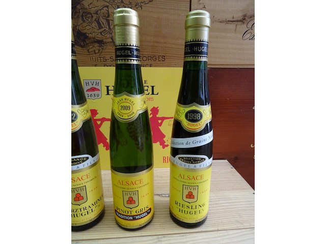 28x 37,5cl diverse flesjes van jean hugel - afbeelding 2 van  6