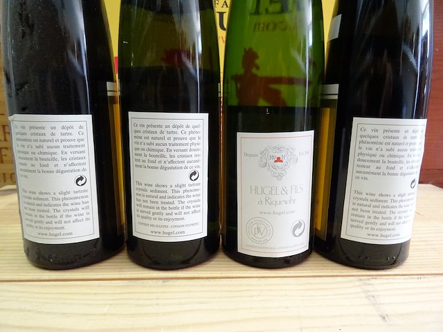 28x 37,5cl diverse flesjes van jean hugel - afbeelding 4 van  6