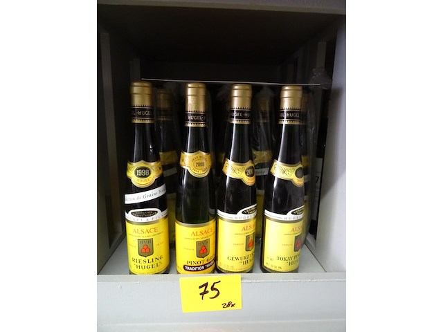 28x 37,5cl diverse flesjes van jean hugel - afbeelding 6 van  6