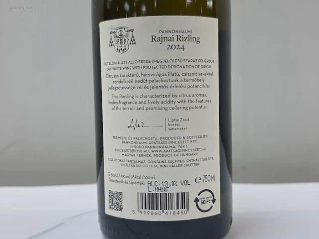 (28x) fles(sen) rajnai rizling 75 - afbeelding 5 van  6