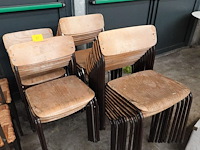 28x oude schoolstoel - afbeelding 1 van  3