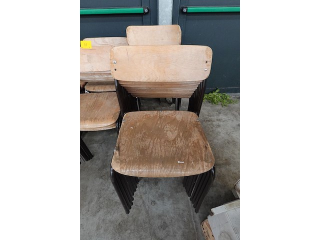 28x oude schoolstoel - afbeelding 2 van  3
