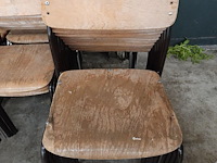 28x oude schoolstoel - afbeelding 2 van  3