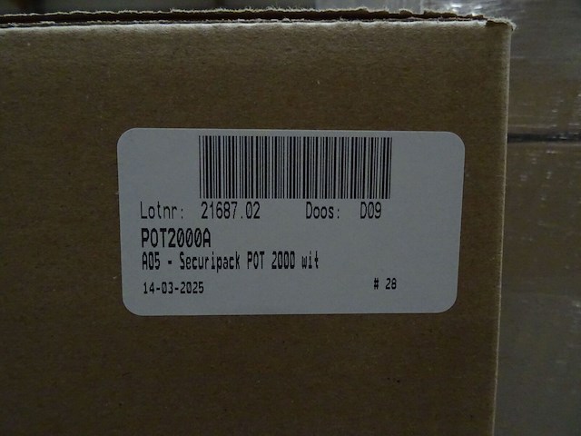 28x pallet diverse plastic potjes/emmers - afbeelding 2 van  30
