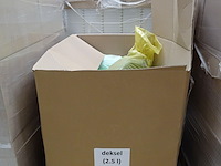 28x pallet diverse plastic potjes/emmers - afbeelding 4 van  30