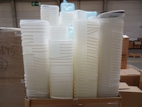 28x pallet diverse plastic potjes/emmers - afbeelding 10 van  30