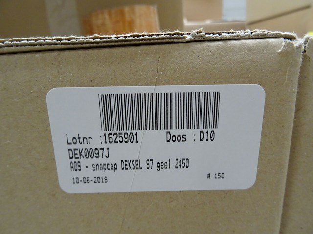 28x pallet diverse plastic potjes/emmers - afbeelding 14 van  30