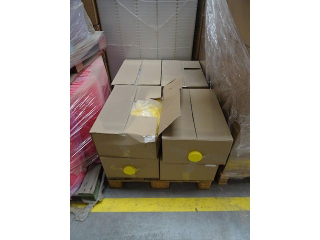 28x pallet diverse plastic potjes/emmers - afbeelding 26 van  30