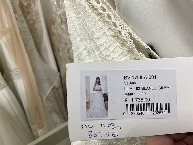 29 bruidsjurken villais (totaalprijs) - afbeelding 28 van  62
